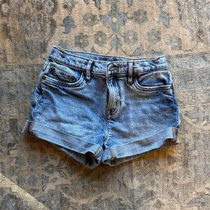 Crewcuts Classic Cuffed girls Blue Jean Shorts - 10